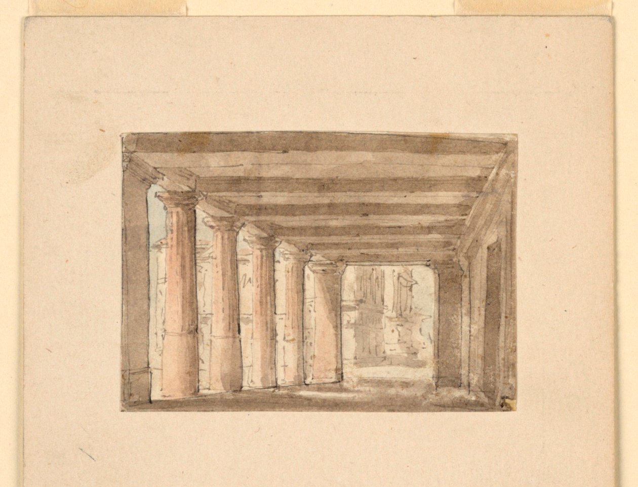 Progetto di Scenografia, Portico da Unknown artist