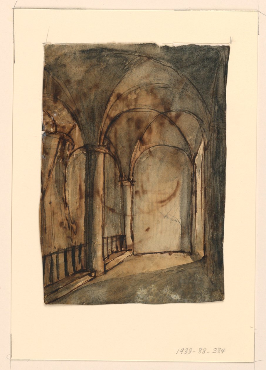 Progetto Scenografico, Interno di Chiesa a Volta da Unknown artist