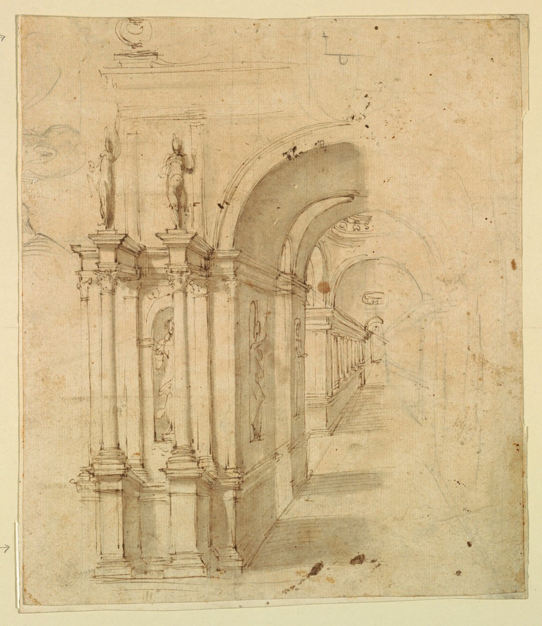 Scenografia: vista attraverso l