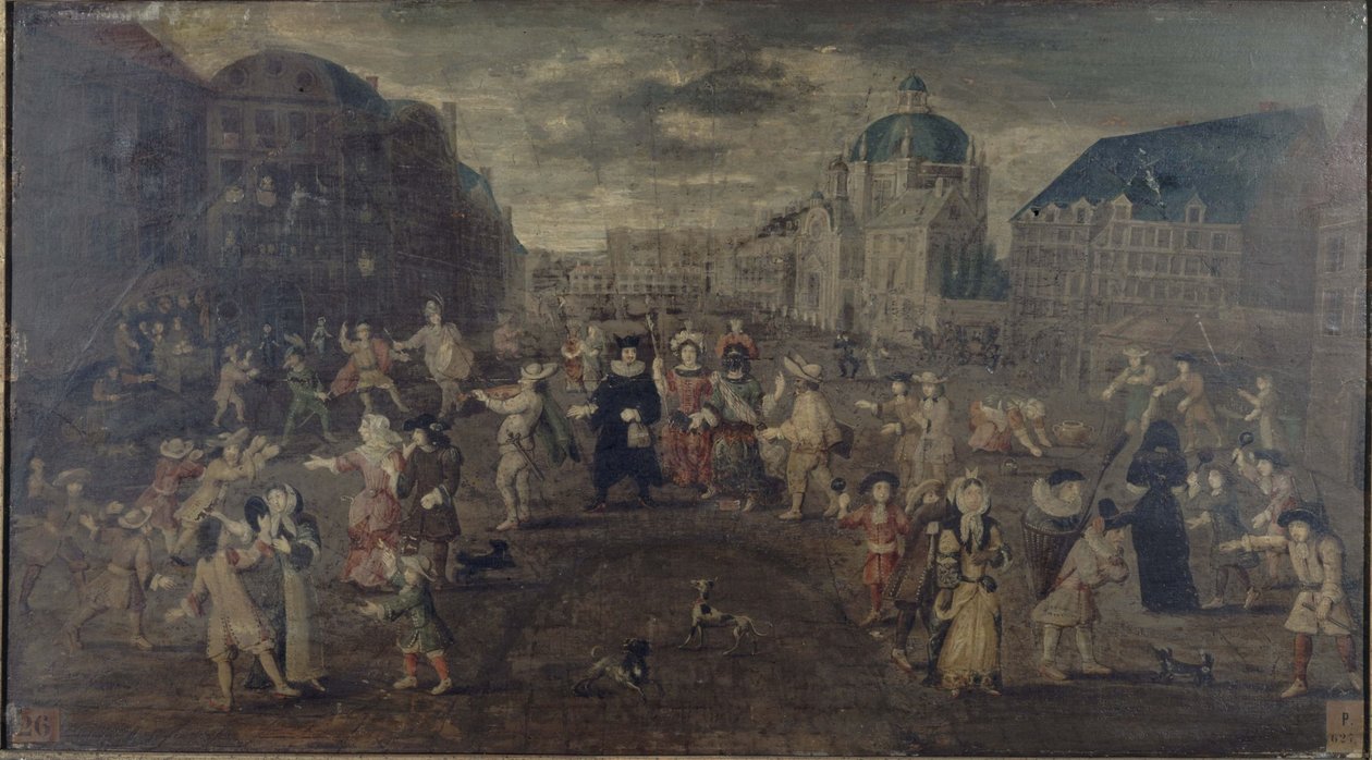 Scherzi di strada a Parigi, tra il 1501 e il 1600 da Unknown artist