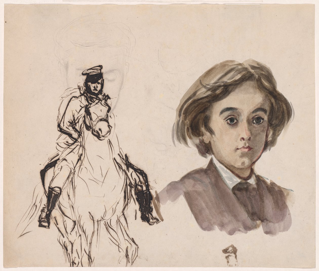 Foglio di studio da Unknown artist