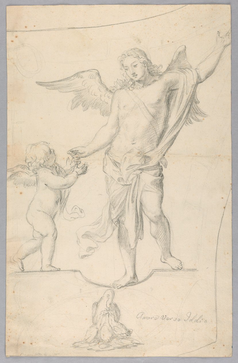 Studio per pittura allegorica da Unknown artist