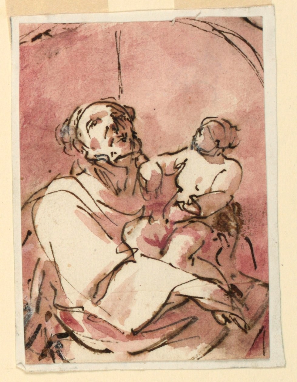 Studio di San Giuseppe che porta il Bambino Gesù da Unknown artist