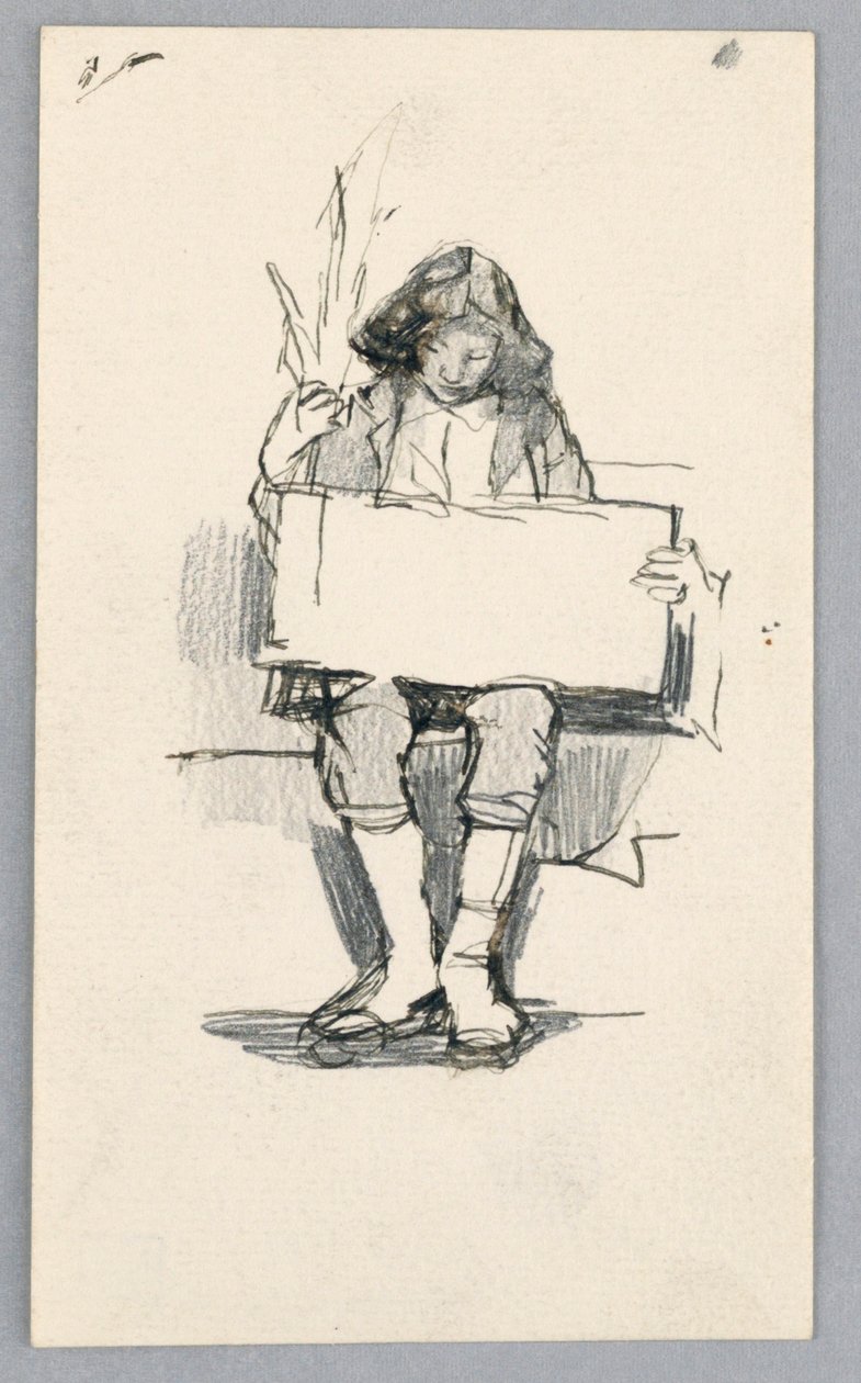 Studio di un Giovane Ragazzo da Unknown artist