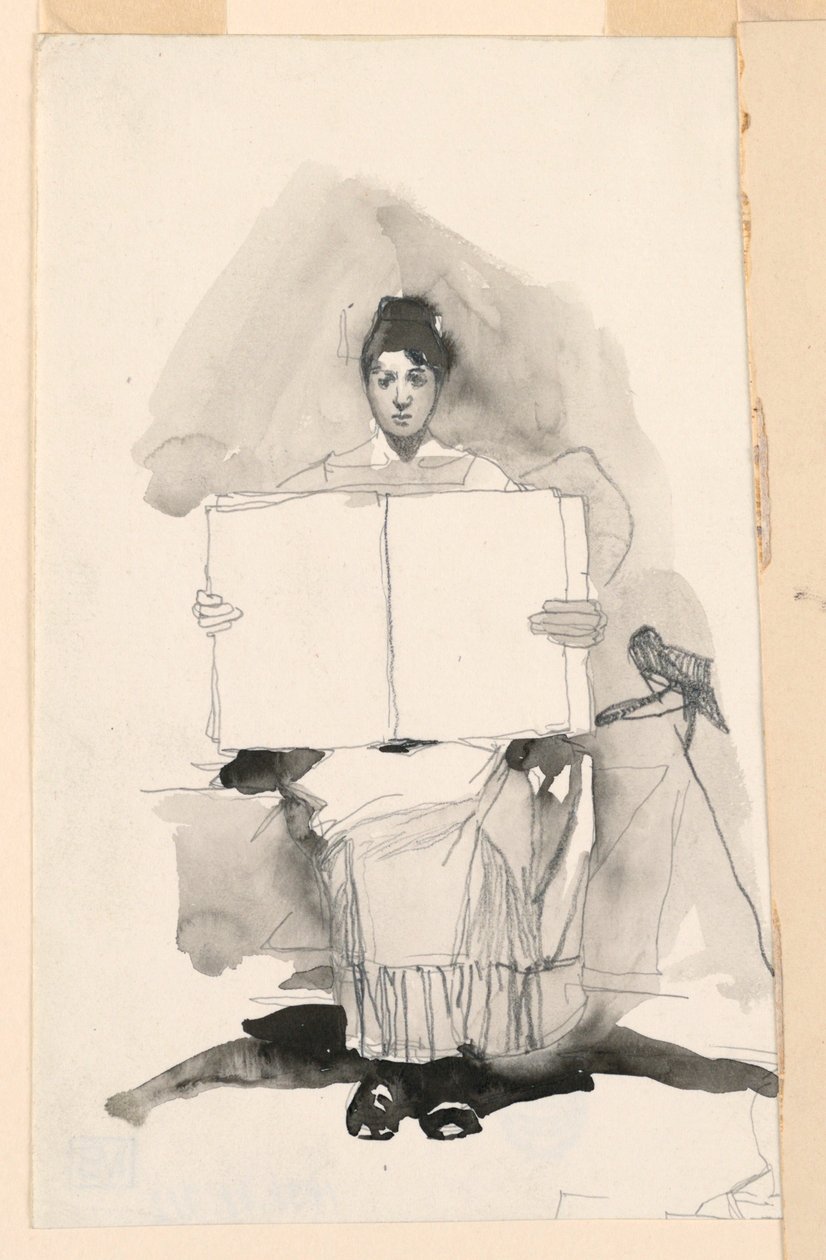 Studio di una Giovane Donna da Unknown artist