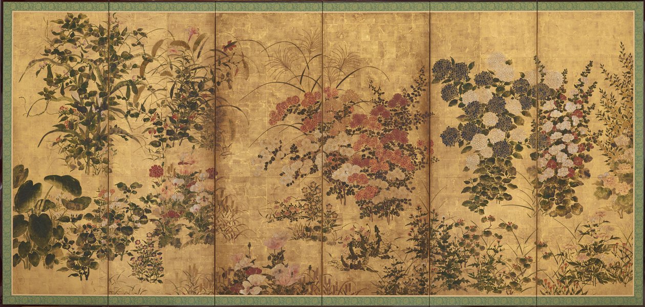 Fiori estivi e autunnali da Unknown artist