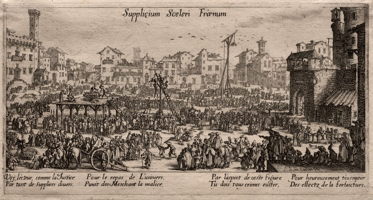 Supplicium sceleri Fraenum (Le punizioni) da Unknown artist