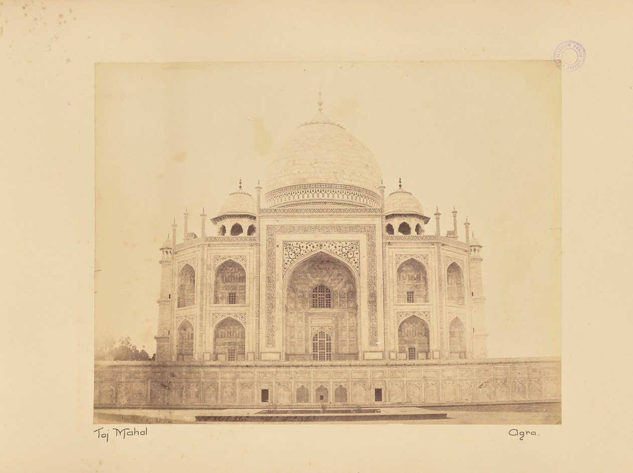 Taj Mahal. Agra da Unknown artist