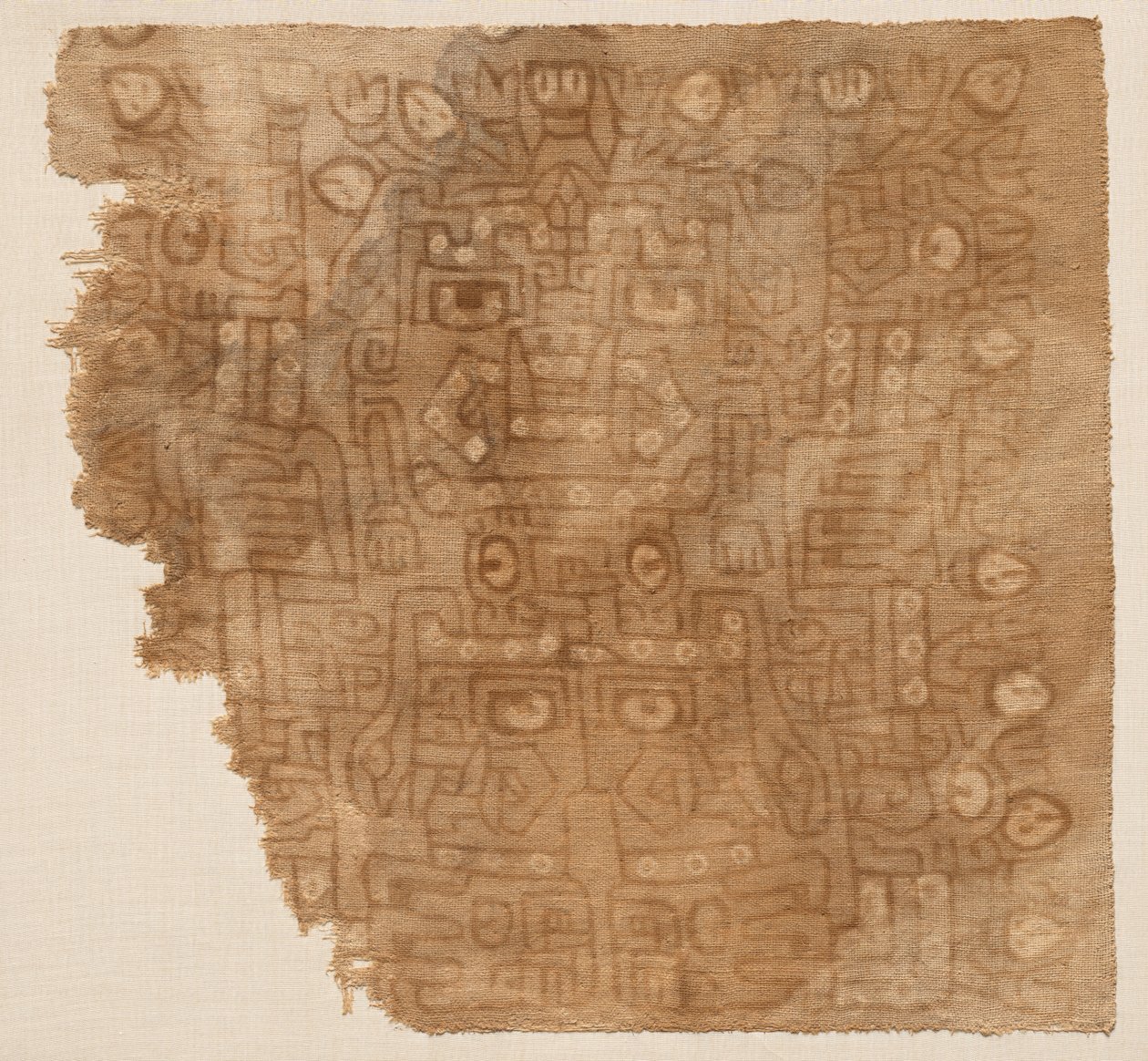Frammento di tessuto con dea del cotone da Unknown artist