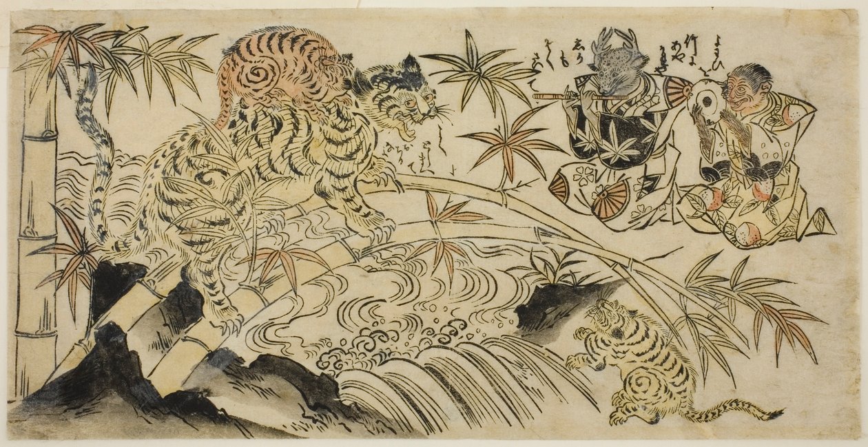 Il cucciolo di tigre cattivo da Unknown artist