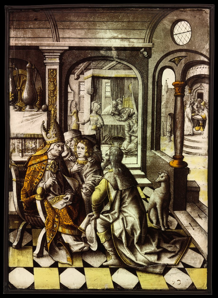 La nascita e il nome di San Giovanni Battista da Unknown artist