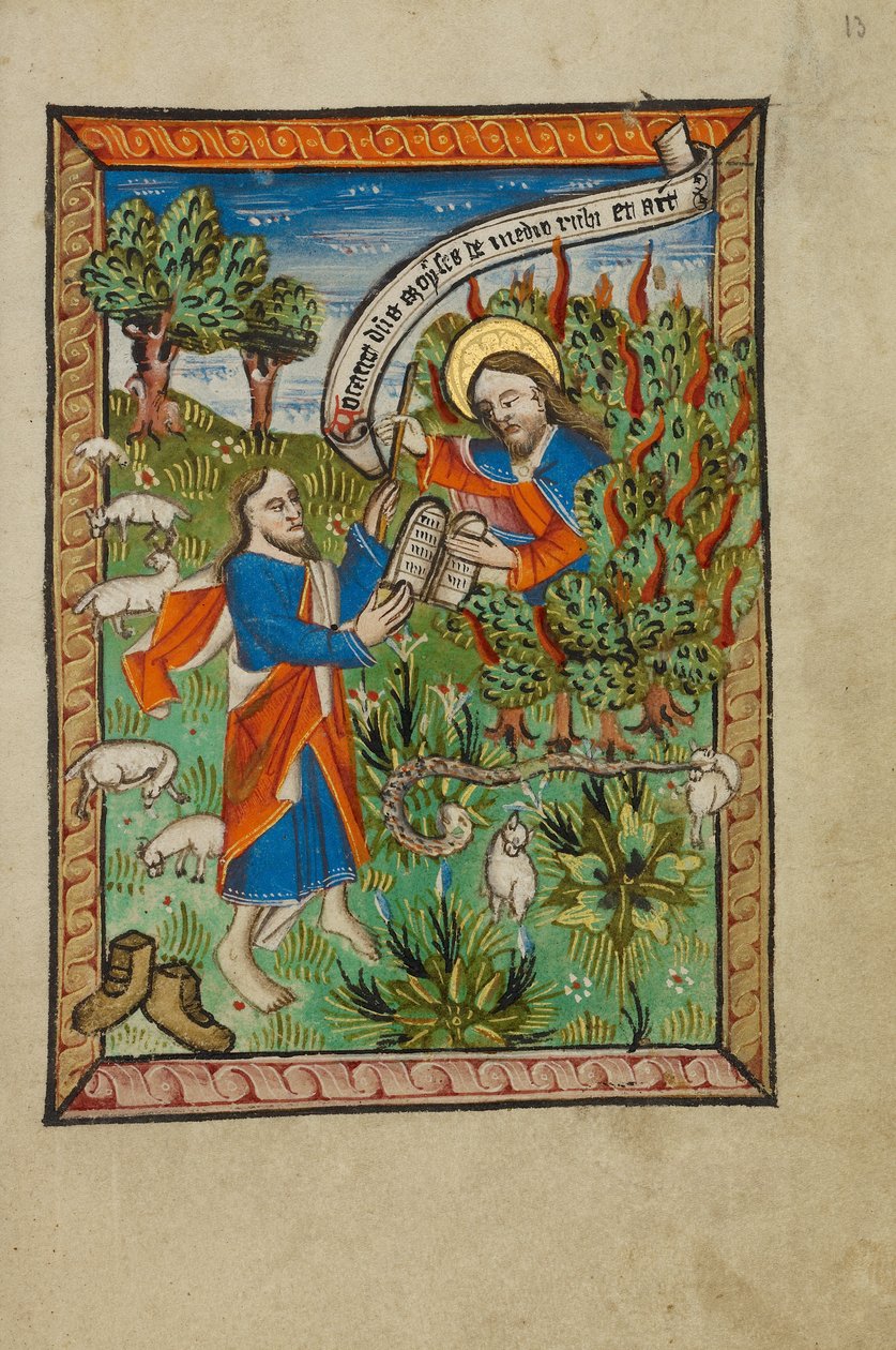 Il cespuglio ardente da Unknown artist