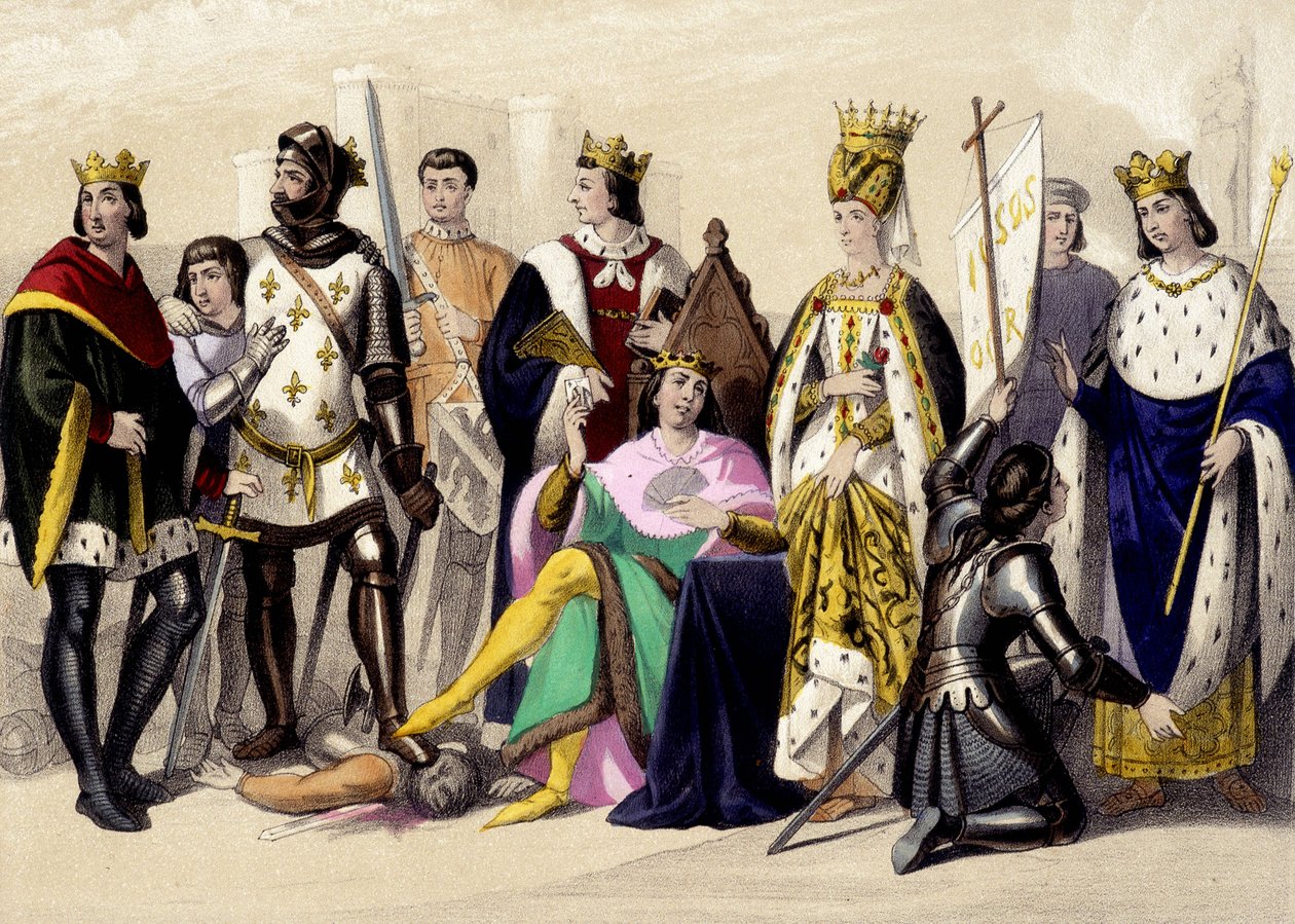 I Capetingi di Valois dal 1328 al 1422. Filippo VI, Giovanni II, Carlo VI, Isabeau di Baviera, Giovanna d