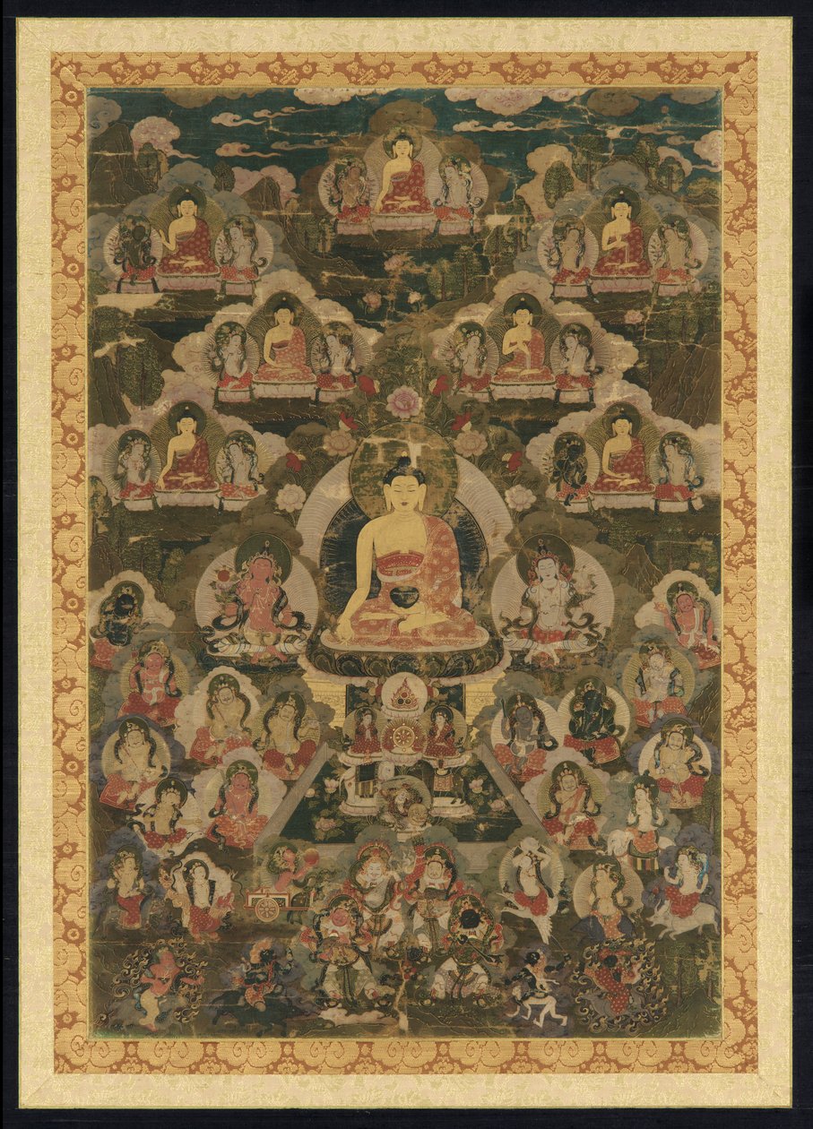 Gli Otto Buddha della Medicina da Unknown artist