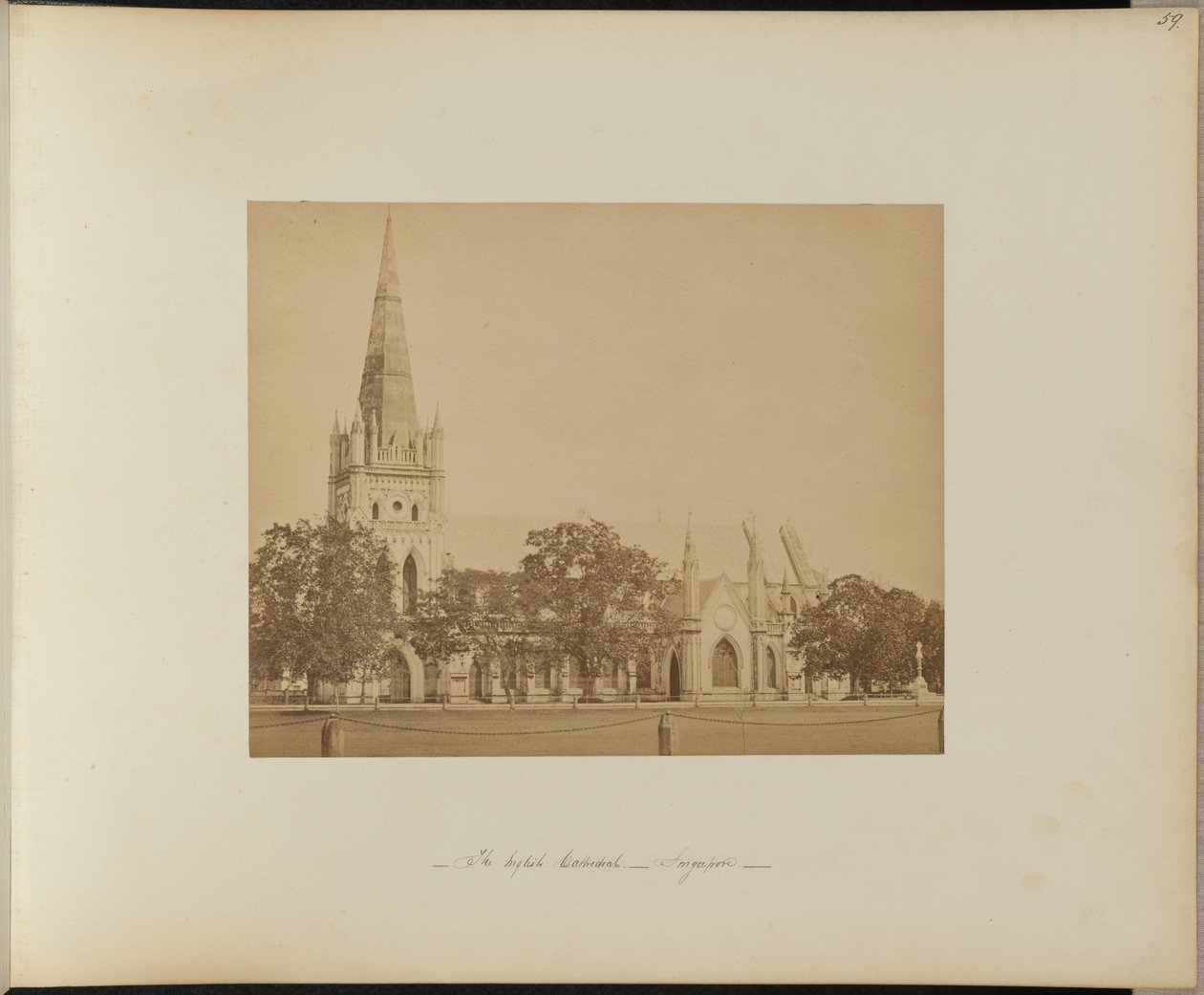 La cattedrale inglese. Singapore da Unknown artist