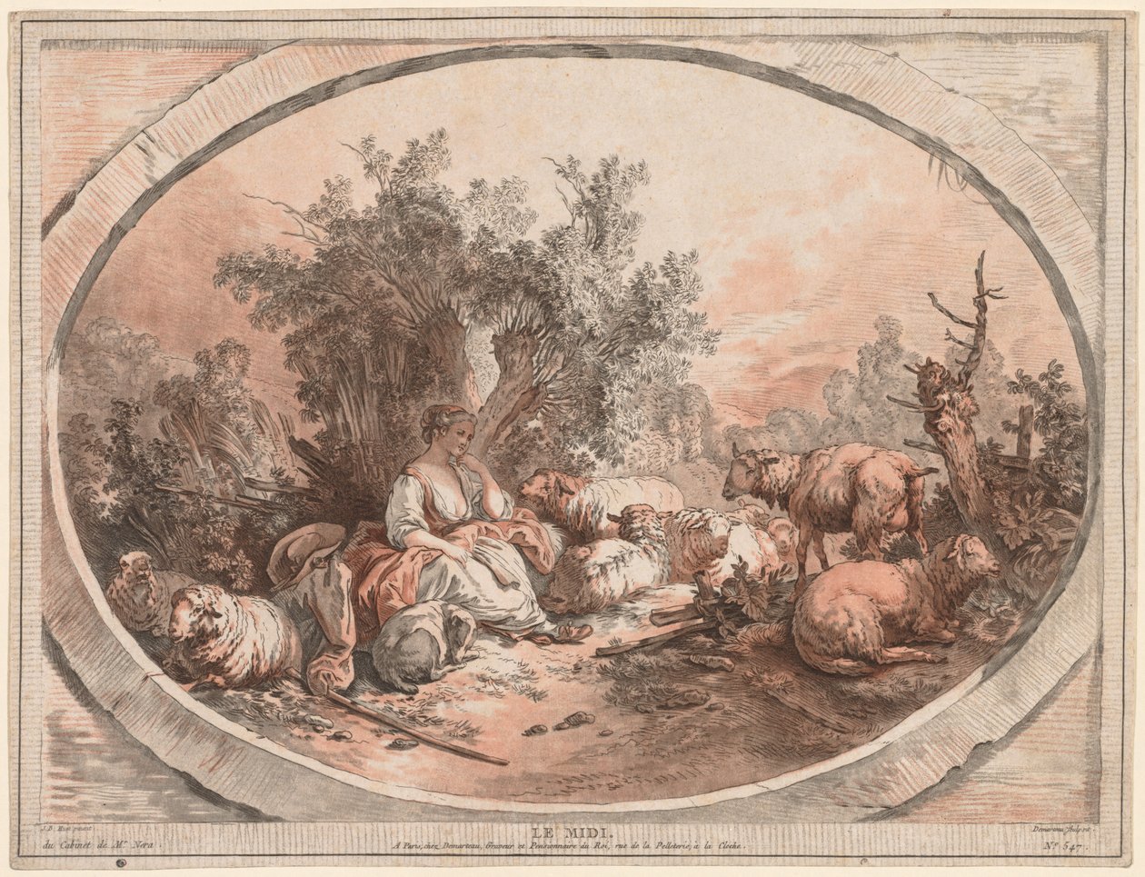 Le quattro ore del giorno: Mezzogiorno da Unknown artist