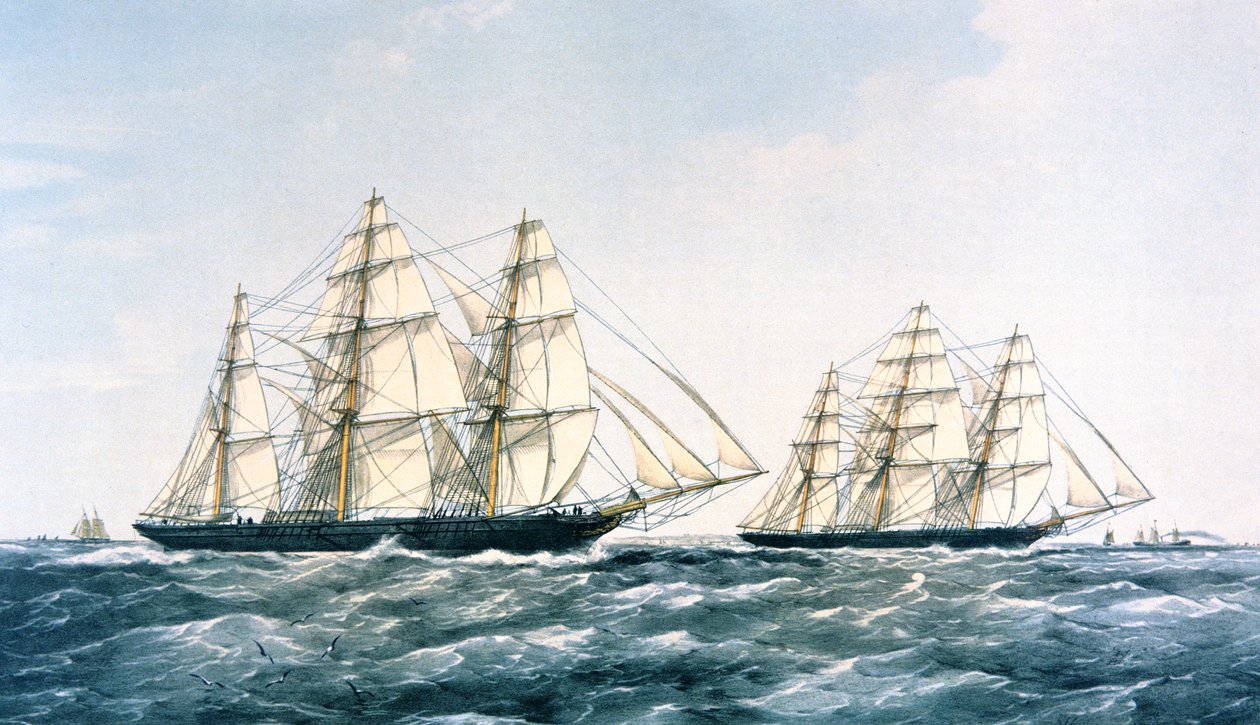 La grande corsa delle navi clipper del 1866 tra l