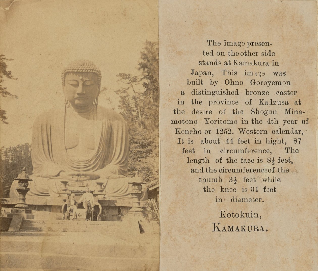[Il Buddha di Kamakura] da Unknown artist