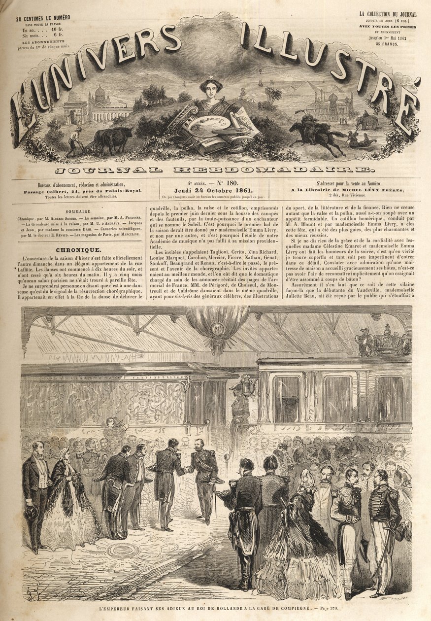 La visita del re d