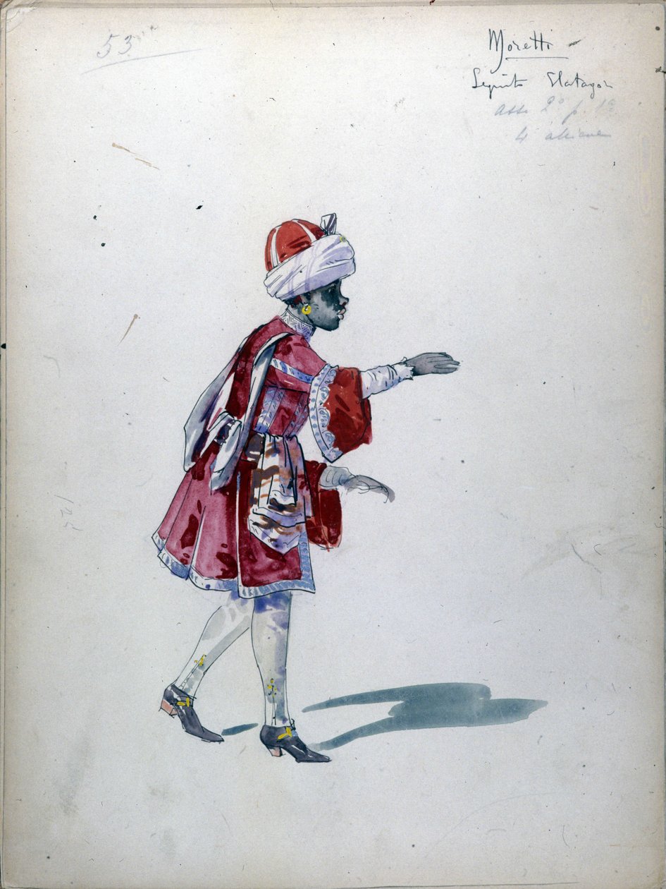 La Dama di Picche: Opera composta nel 1890 da Piotr Ilyich Tchaikovsky da Unknown artist