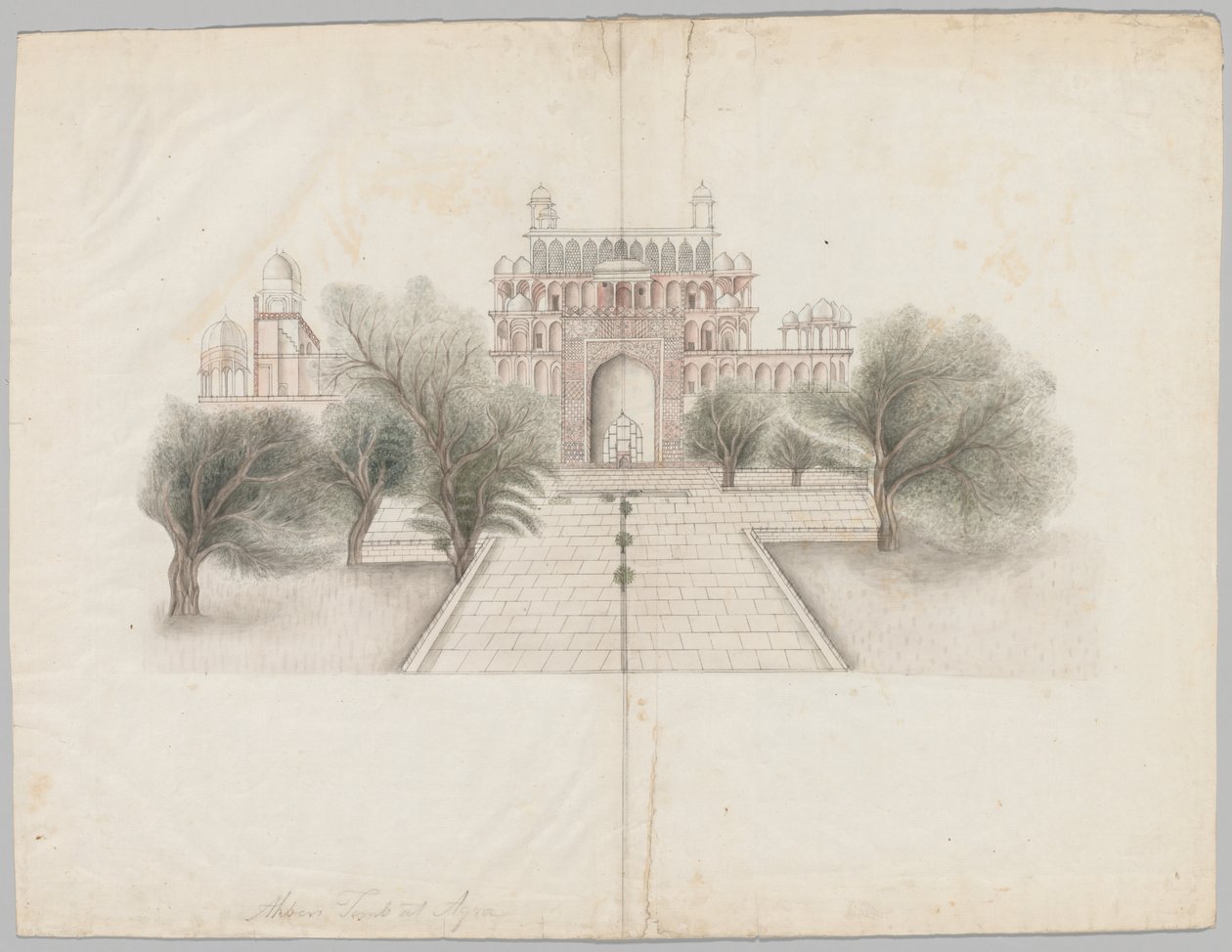Il mausoleo di Akbar a Secundrabad da Unknown artist