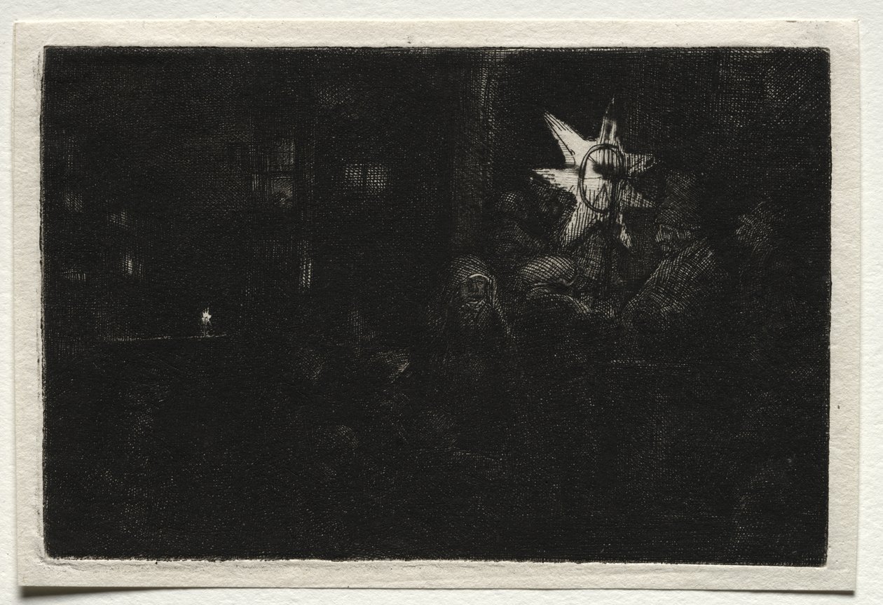 La stella dei re: un pezzo notturno da Unknown artist