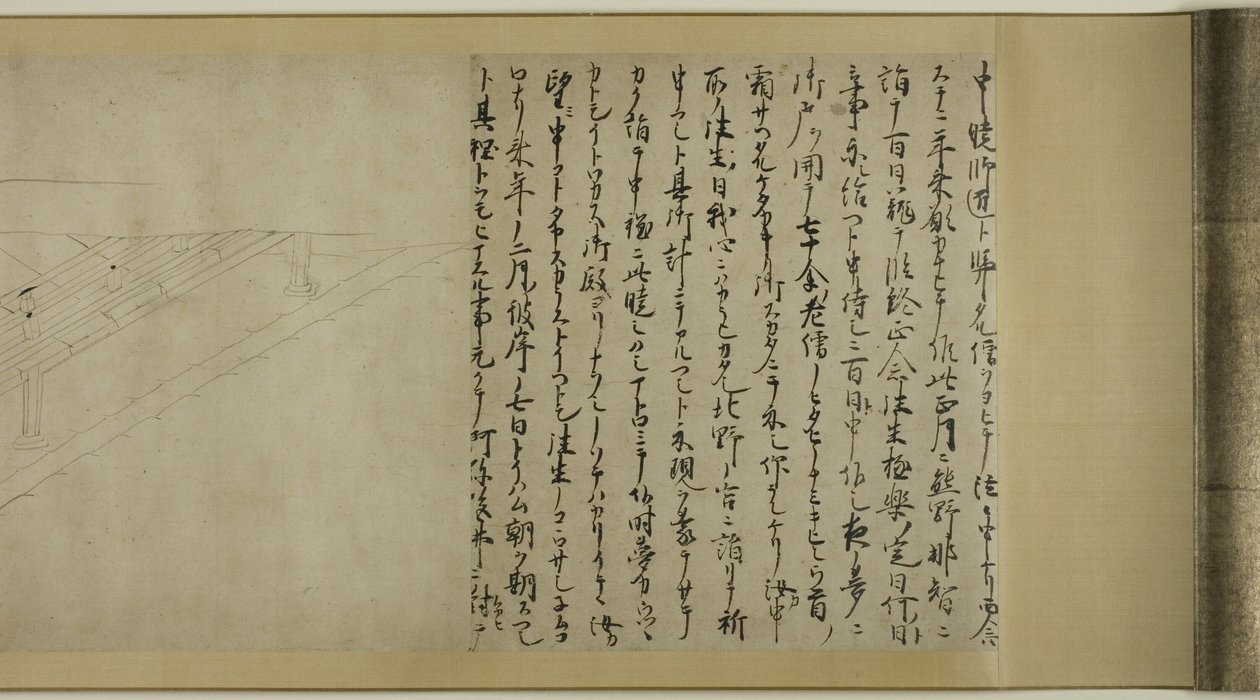 La storia di Sugawara no Michizane (Kitano Tenjin Emaki Dankan) da Unknown artist