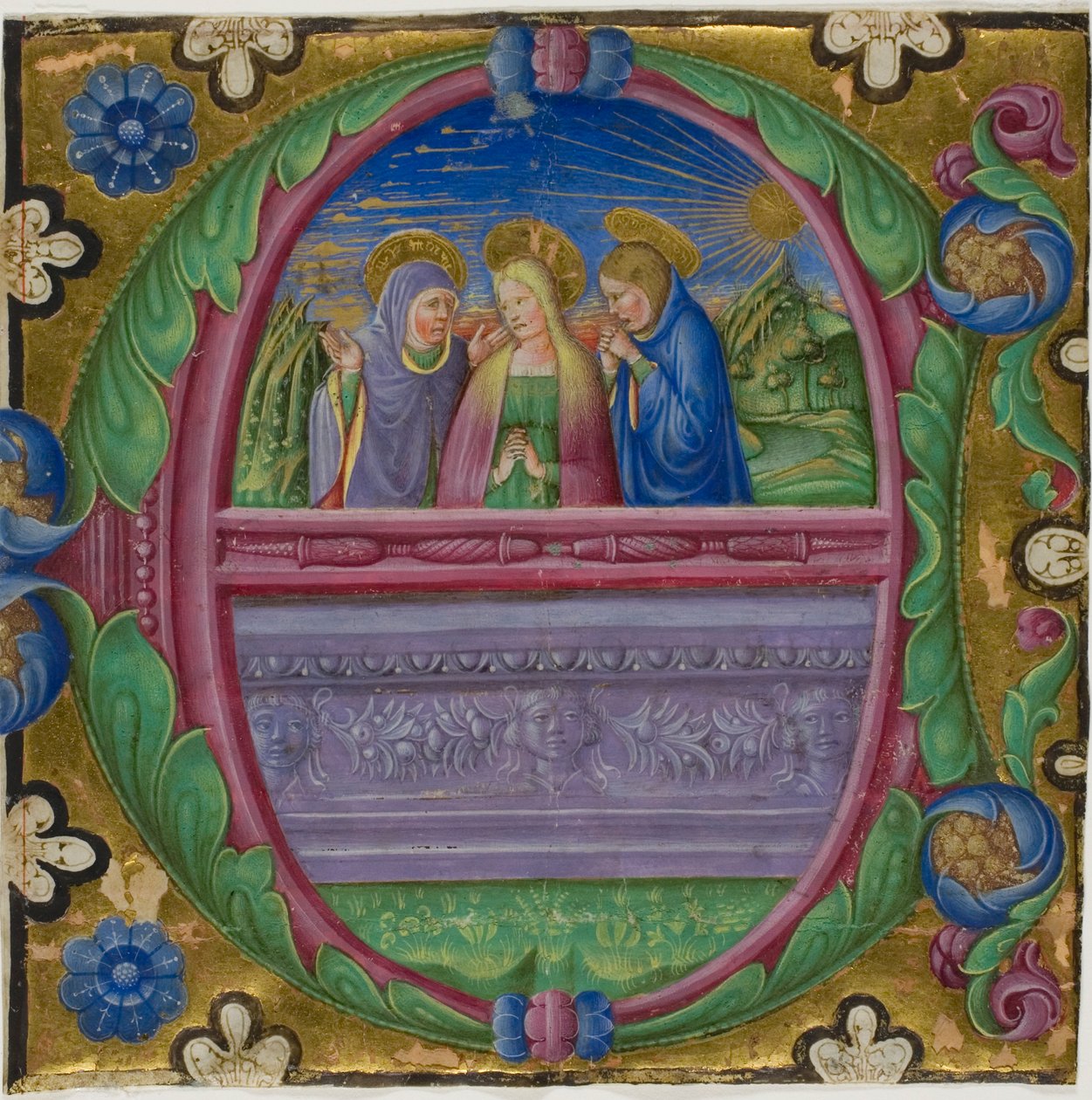 Le tre Marie al sepolcro in un