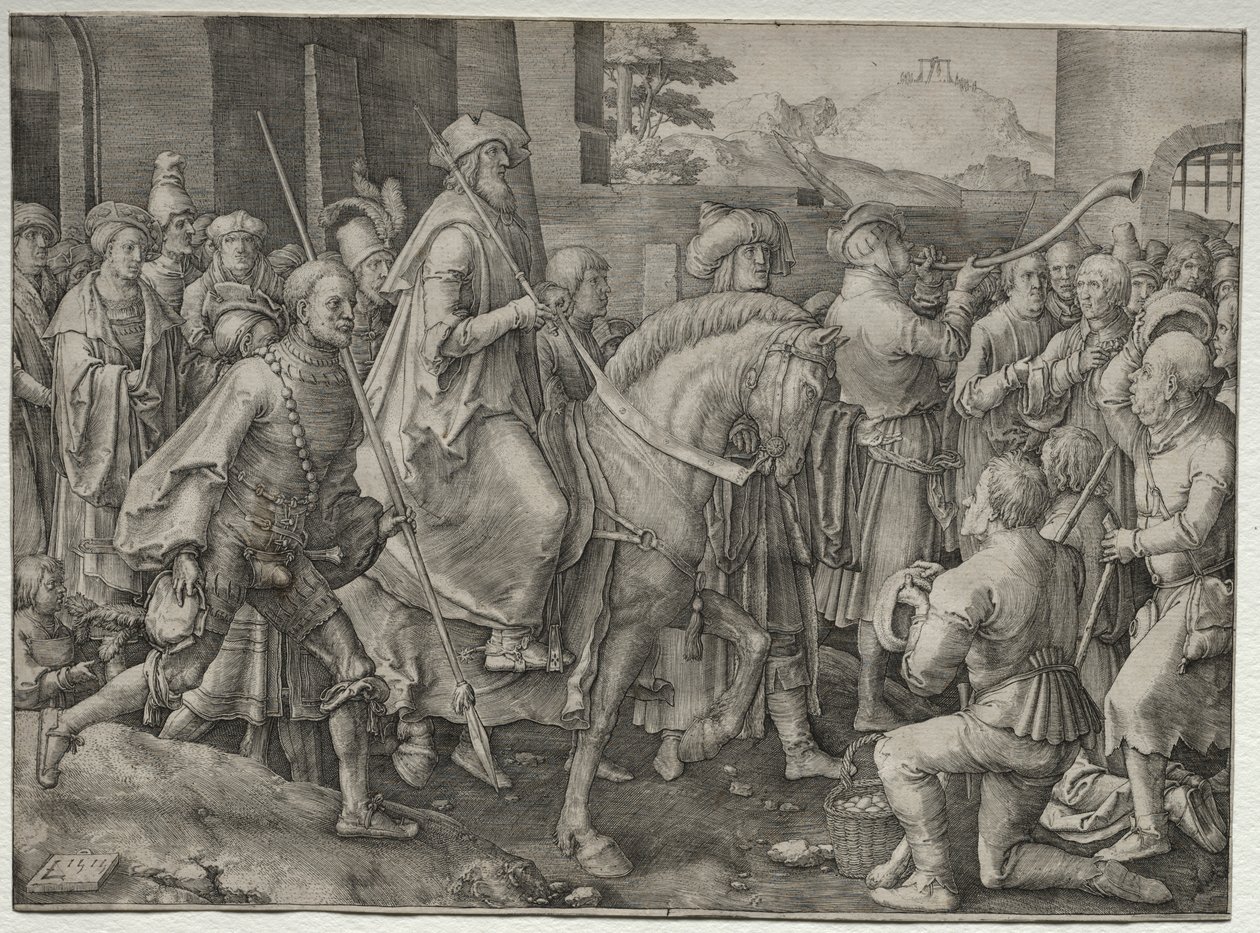 Il trionfo di Mardocheo da Unknown artist
