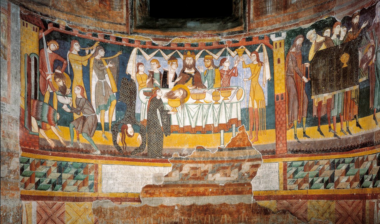 La danza di Salomè e la testa di San Giovanni Battista da Unknown artist