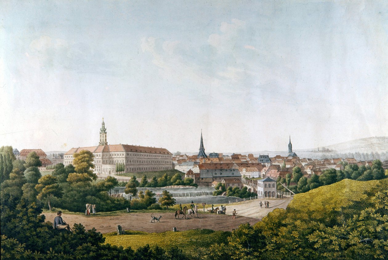 La città di Weimar alla fine del XVIII secolo da Unknown artist