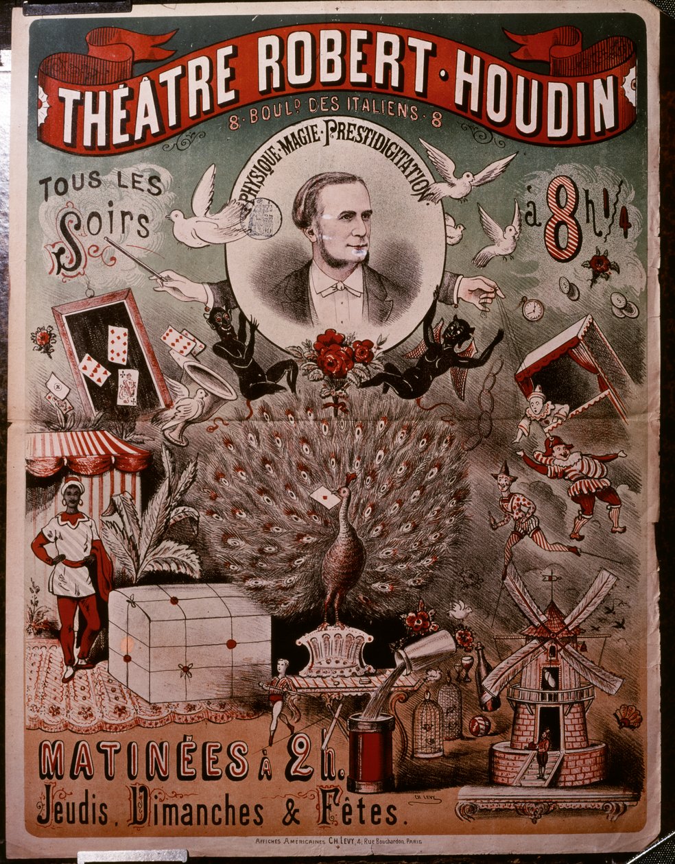 Poster del Teatro Robert Houdin da Unknown artist
