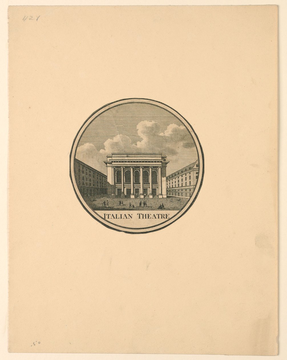 Teatro degli Italiani, Parigi da Unknown artist