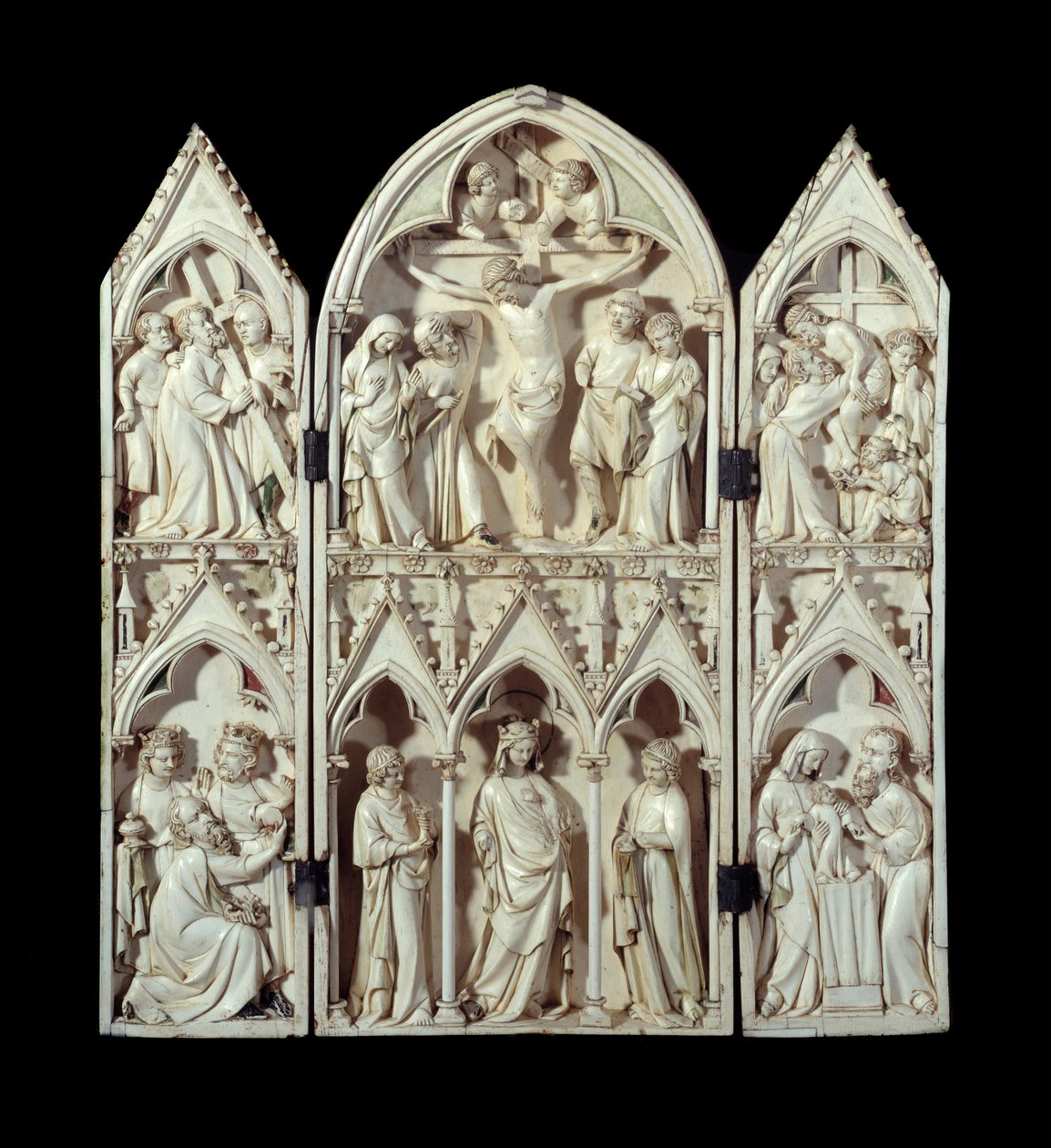 Trittico di Saint-Sulpice du Tarn: Trasporto della Croce, Crocifissione, Deposizione dalla Croce, Adorazione dei Magi, Vergine Gloriosa, Presentazione al Tempio da Unknown artist