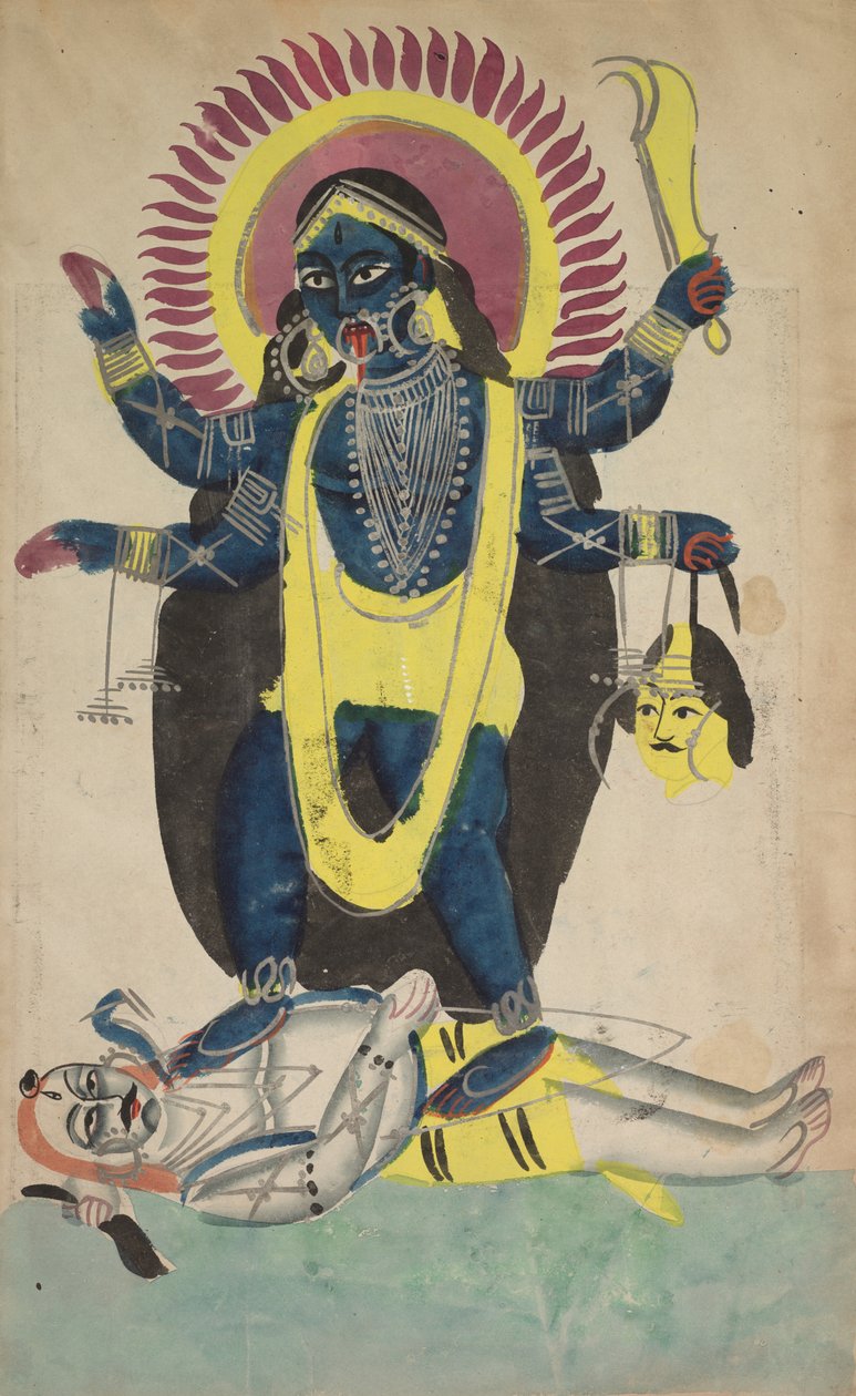 Due Aspetti di Kali da Unknown artist