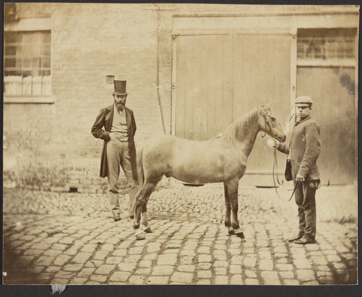 [Due uomini e un cavallo] da Unknown artist