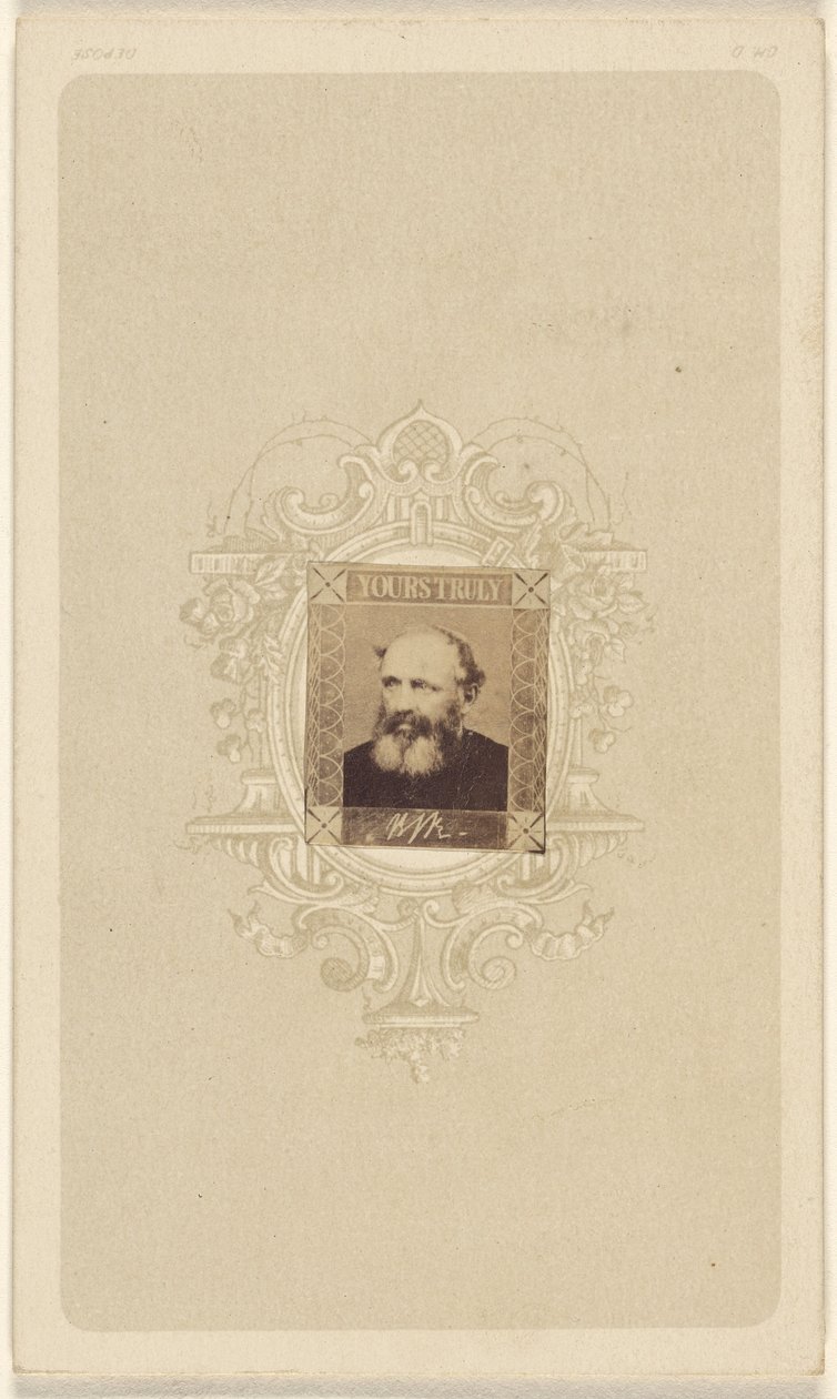 [Uomo calvo non identificato con barba folta e brizzolata] da Unknown artist