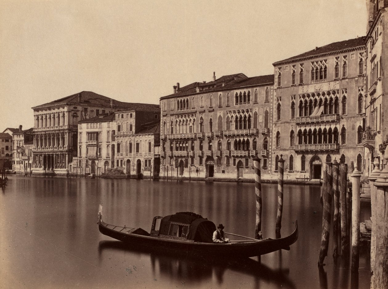 Senza titolo (Gondola veneziana) da Unknown artist