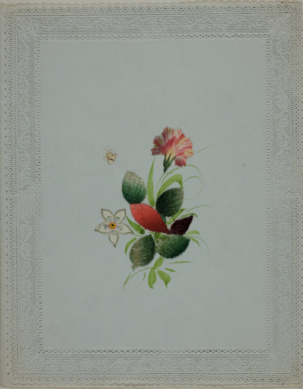 San Valentino senza titolo (Fiori bianchi e rosa) da Unknown artist