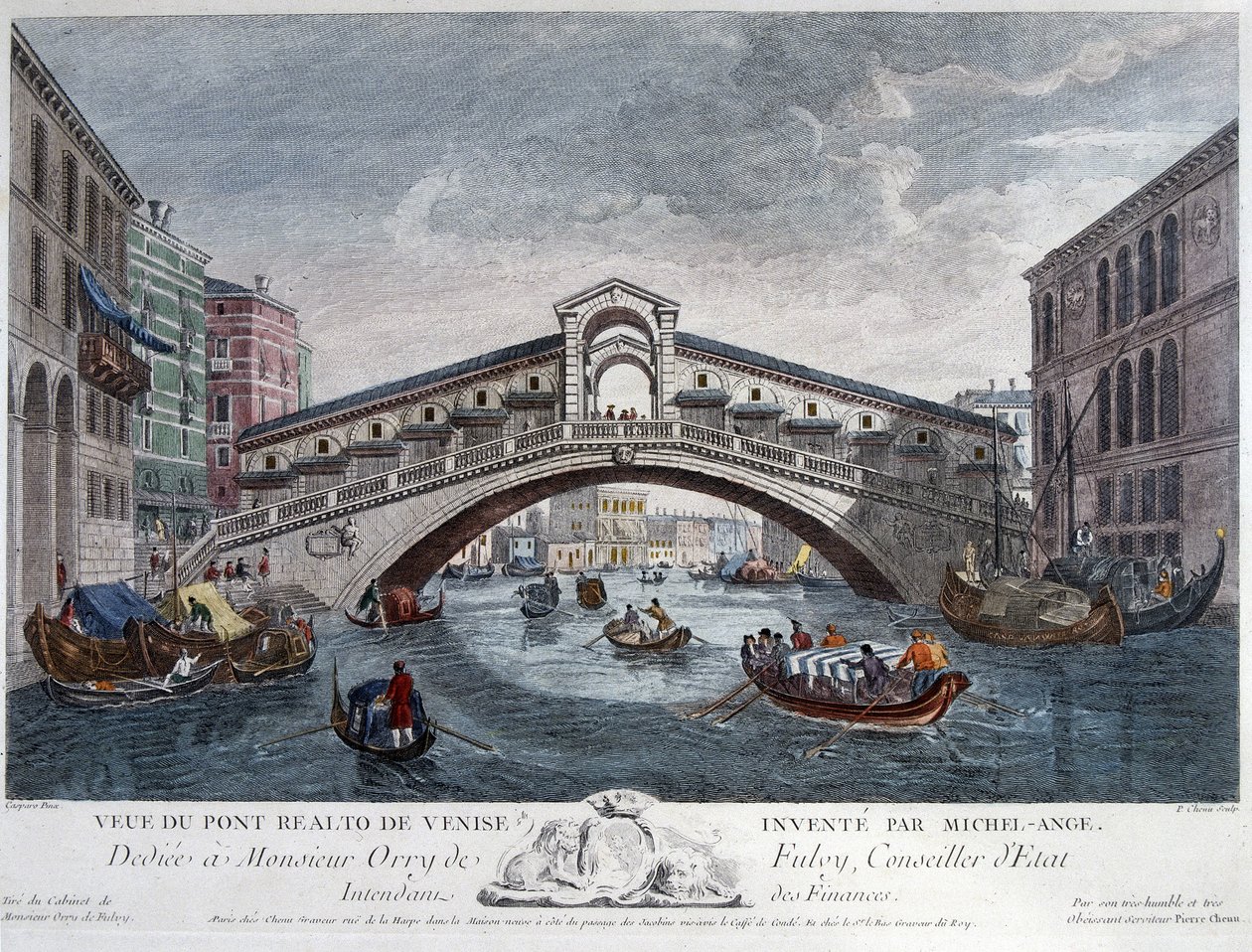 Venezia, vista del Ponte di Rialto - Ottica da Unknown artist