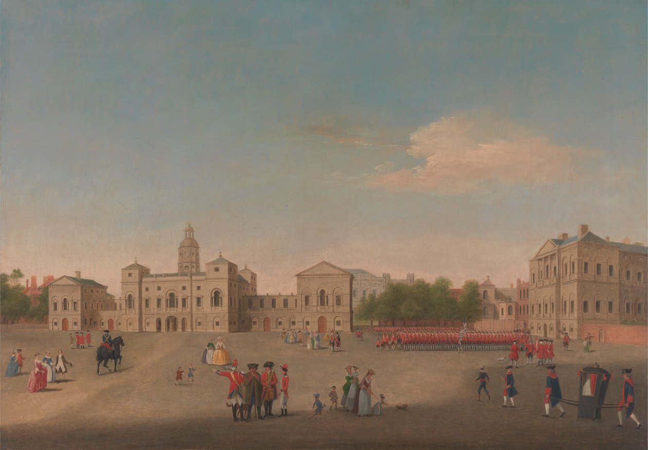 Vista delle Horse Guards e Whitehall da Unknown artist