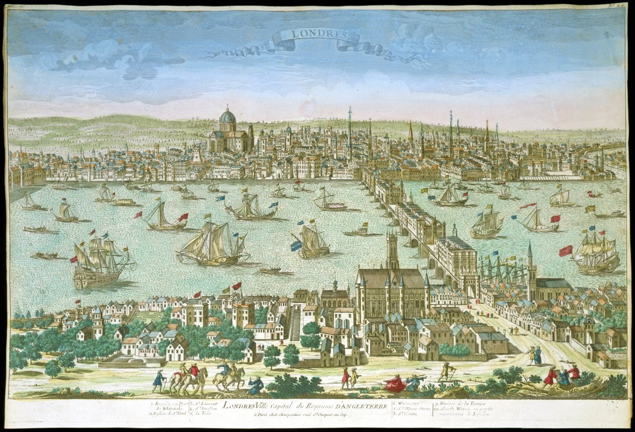Veduta di Londra all