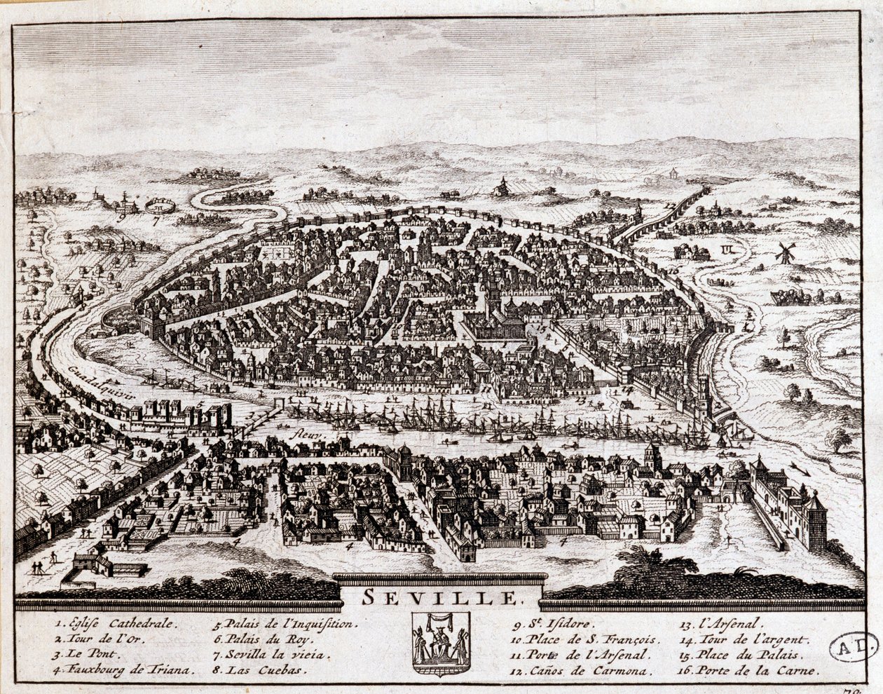 Veduta di Siviglia da Unknown artist