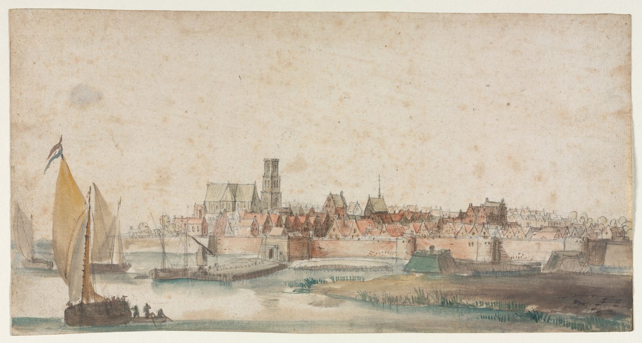 Vista di St. Geertruidenberg da Unknown artist