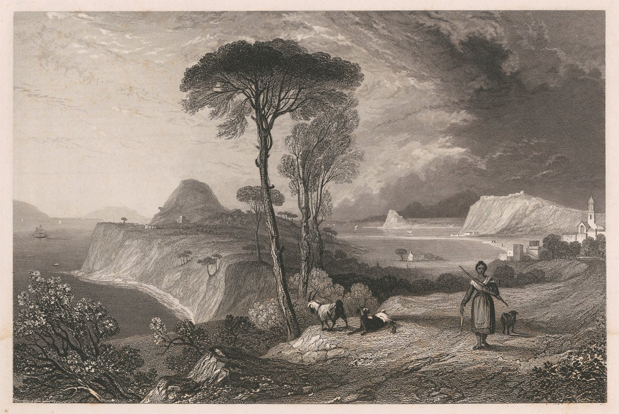 Veduta della costa indiana da Unknown artist