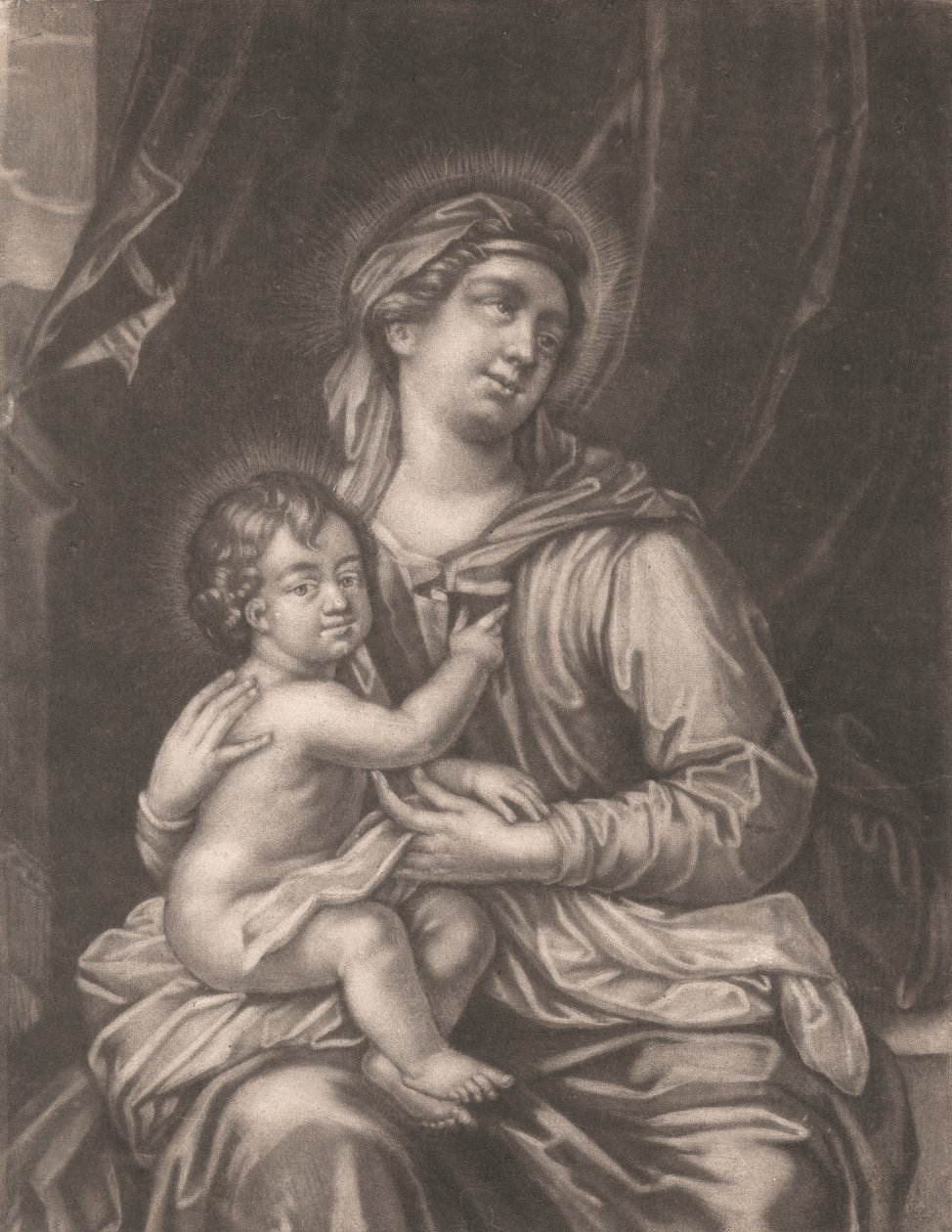 Vergine e bambino da Unknown artist