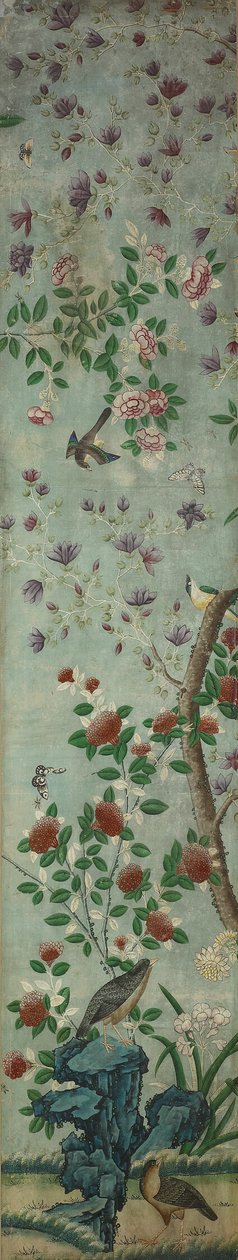 Pannello a parete: Uccelli e fiori da Unknown artist