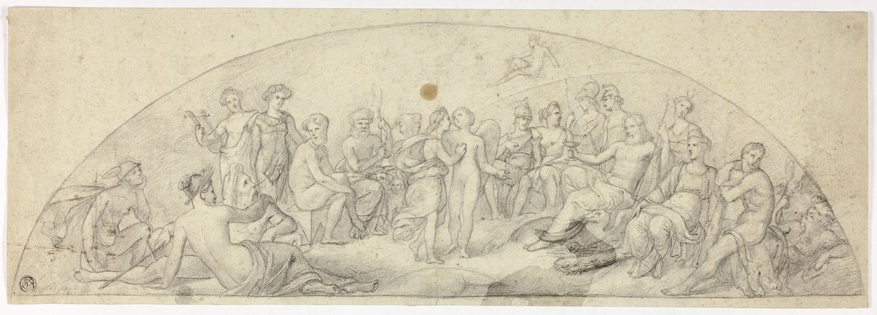 Matrimonio di Cupido e Psiche sul Monte Olimpo da Unknown artist