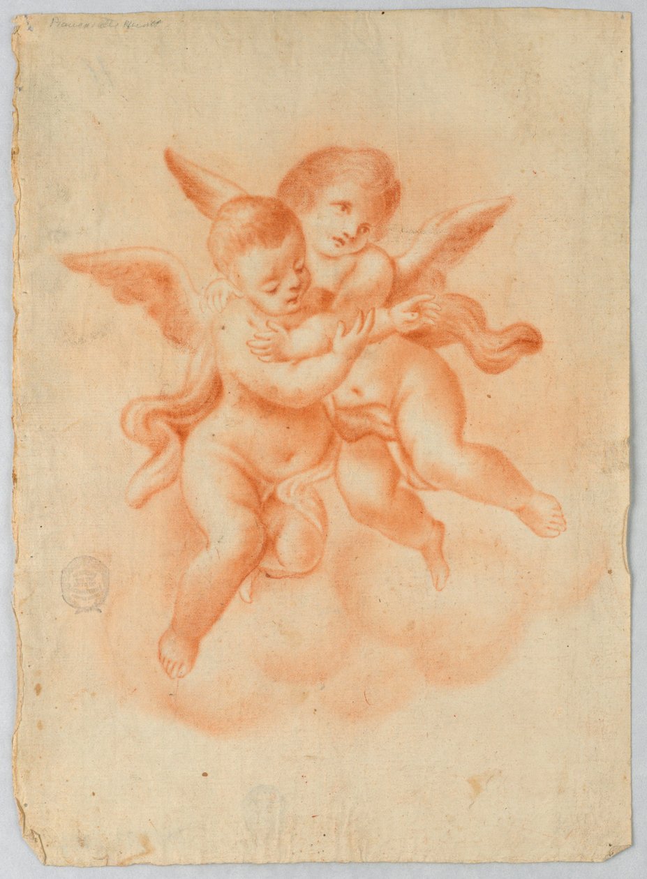 Putti Alati tra le Nuvole da Unknown artist