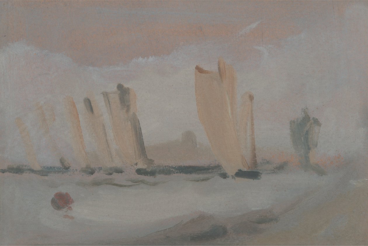 Regata di yacht sul Solent da Unknown artist